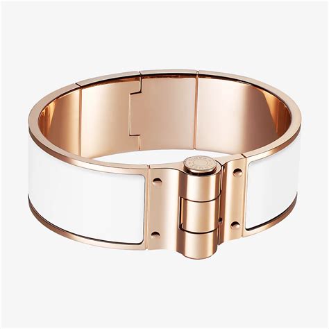 hermes enamel hinged bracelet review|Hermes enamel bracelets for women.